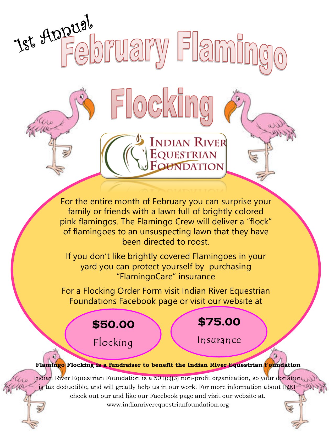 February Flamingo Flocking